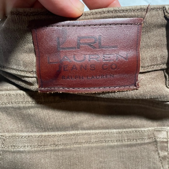 Lauren Ralph Lauren Heritage Brown jeans. Size 10. - Picture 10 of 11
